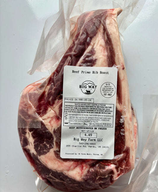Big Way Prime Rib Roast